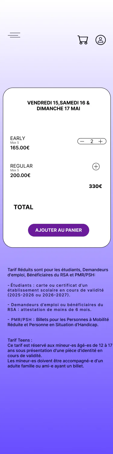 Pass 3 jours - sélection - wireframe J-Rock Soundwave Festival